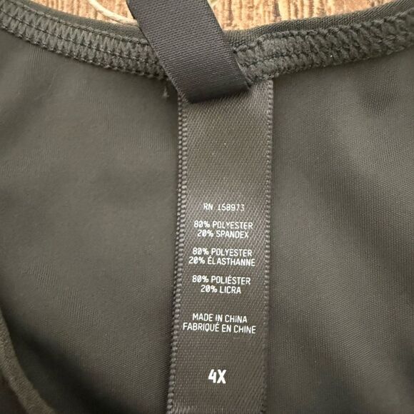 Skims Utility Sport Scoop Neck Bodysuit in Gunmetal nwt size 4X - Picture 8 of 11